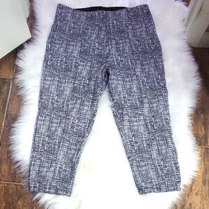 Lysse Black and White Cropped Jeans